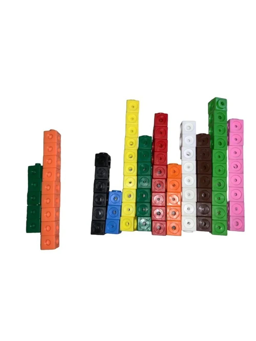 Snap Together Manipulatives Educational Cube Toys 2 Different Sets Custom Lot